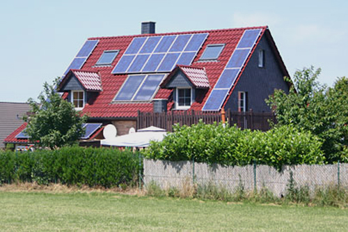 <p>6 kW Solaranlage auf dem Haus der Familie Hirtz</p>